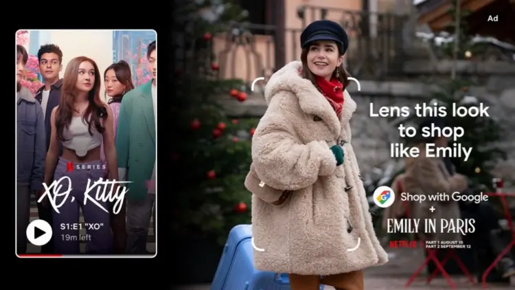 Netflix and Google collaborate to introduce a shoppable feature in the series ‘Emily in Paris’